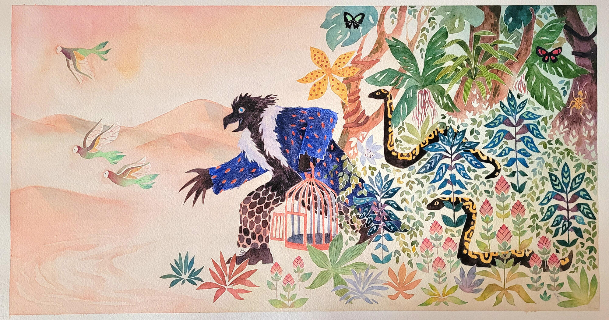 escape from a jungle